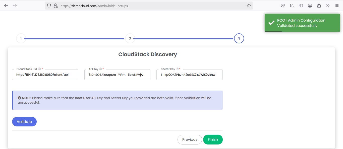 Apache CloudStack setup