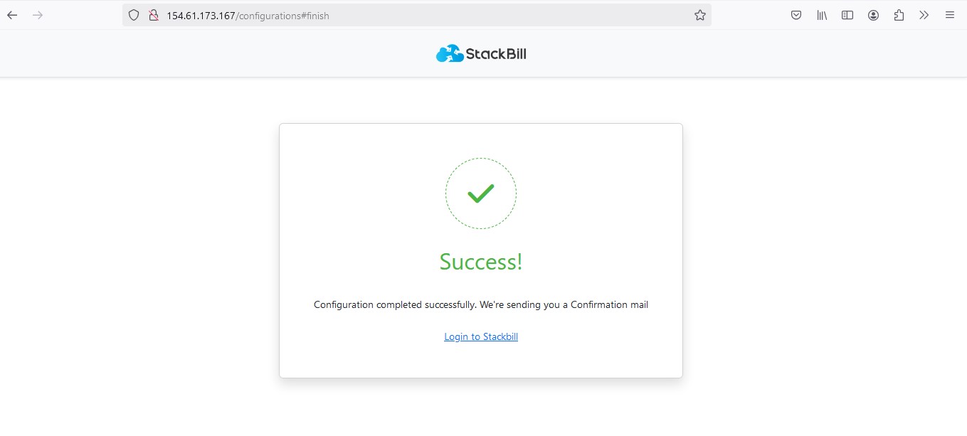 StackBill Installation