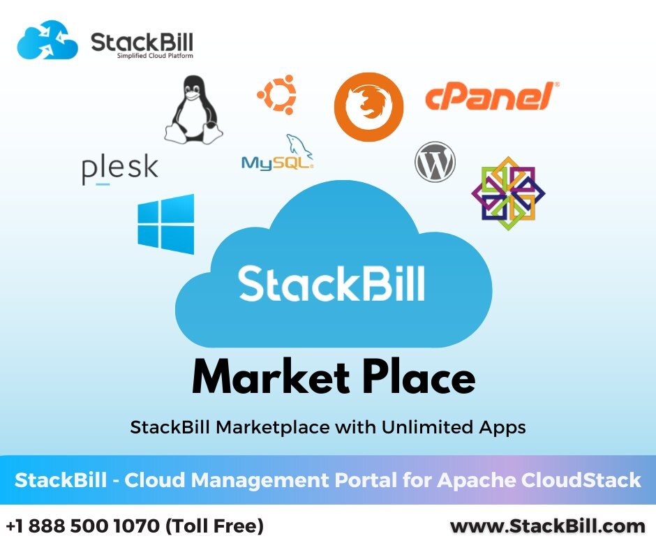 StackBill Marketplace as a service for Apache CloudStack