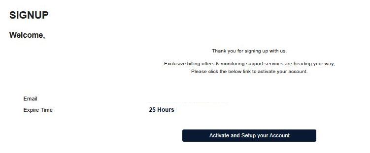 StackBill cloud management portal cloud account signup