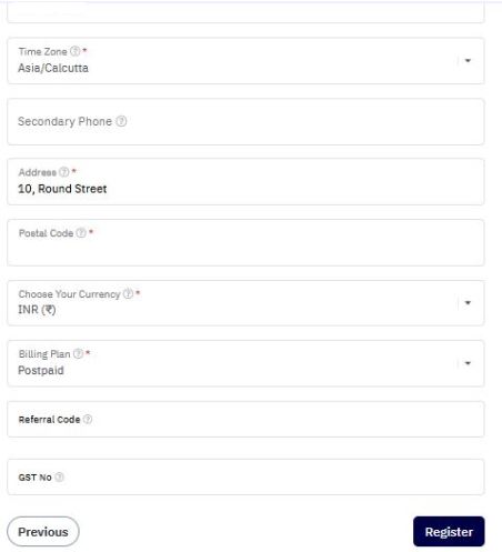 StackBill cloud management portal cloud account signup