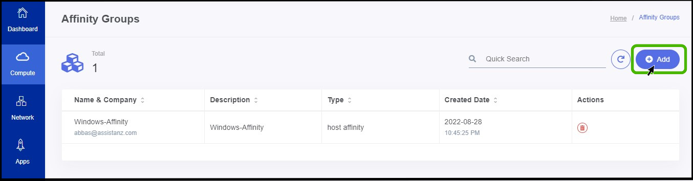 StackBill simplified cloud management portal