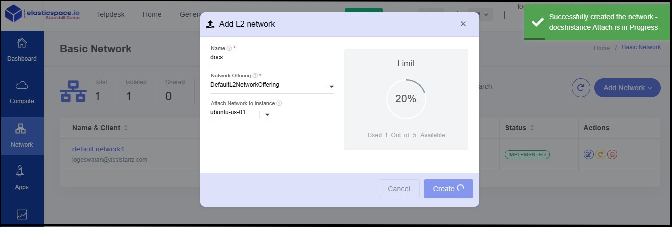 StackBill simplified cloud management portal