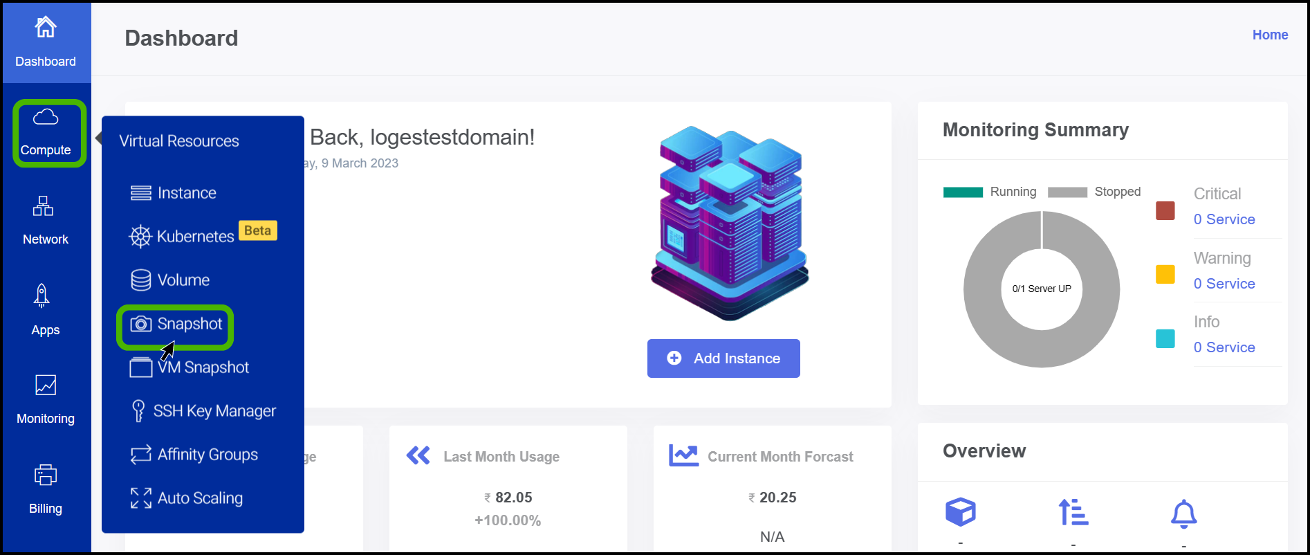 StackBill cloud billing solution
